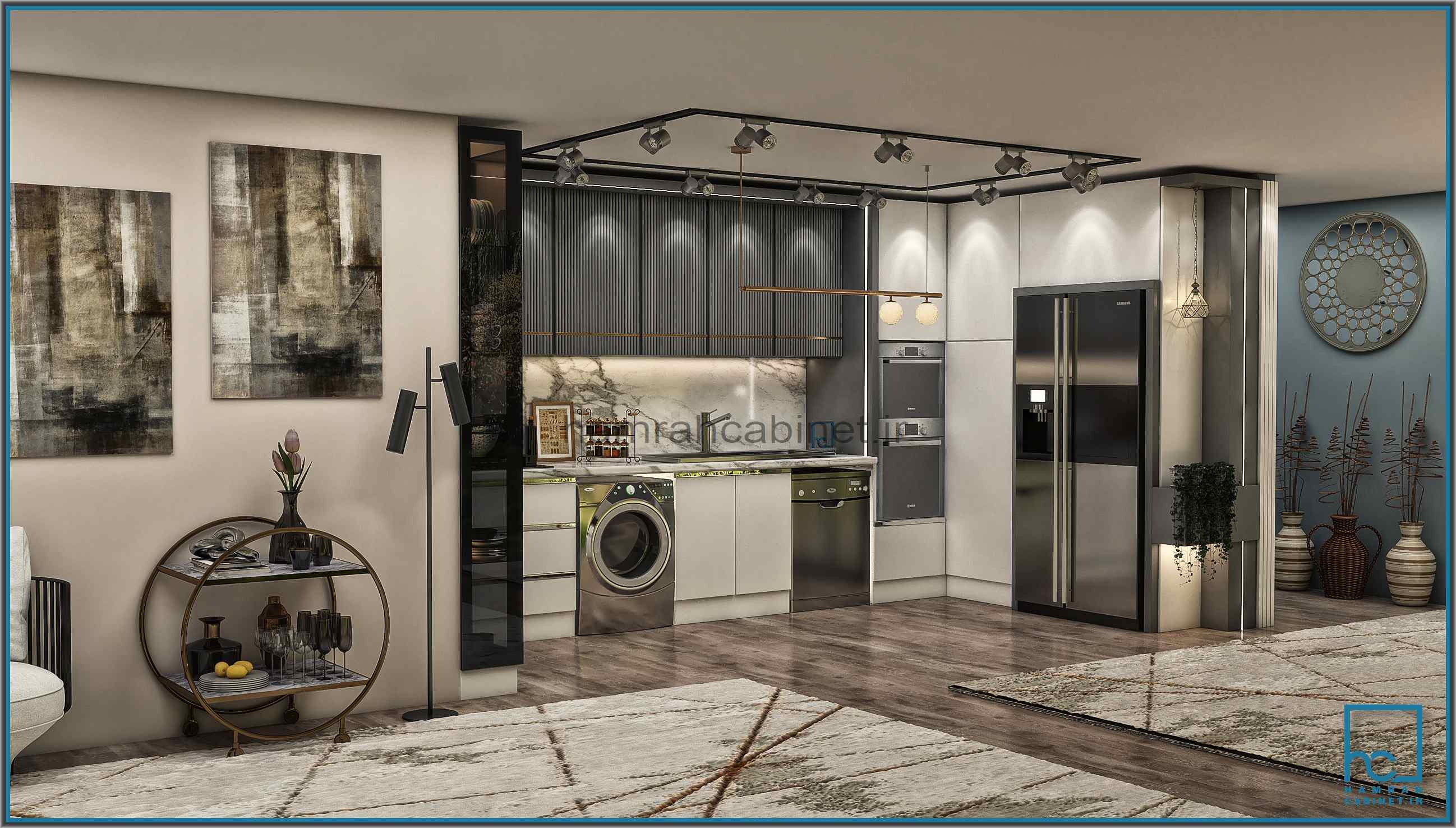 کابینت مدرن ژورنالی36